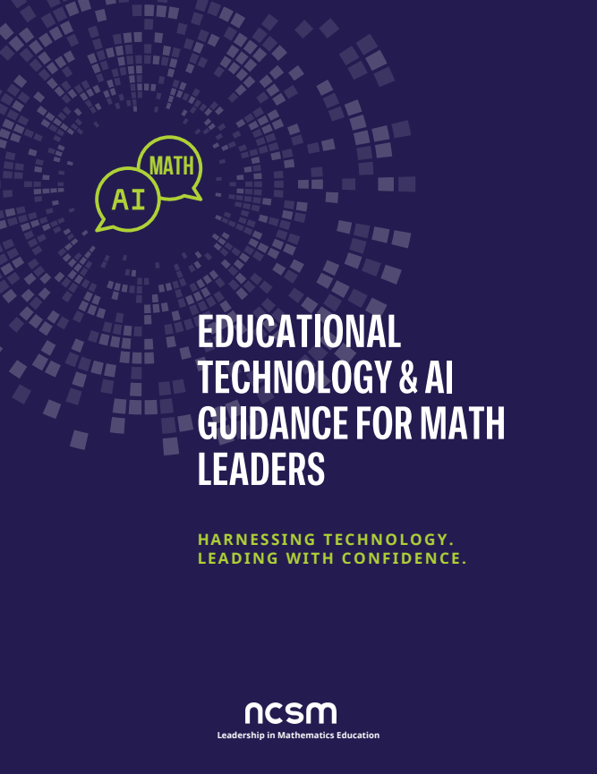 Educational Technology AI Guidance for Math Leaders